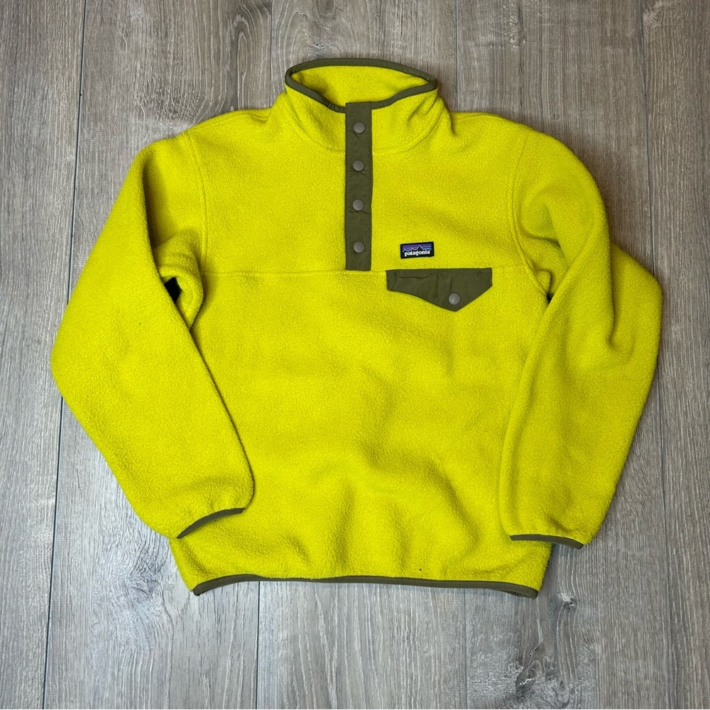 Patagonia Synchilla Snap-T Pullover Size Medium 10  Jacket Fleece